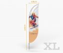 Beachflag - Preis - Bend XL - Fan Zone | Window2Print