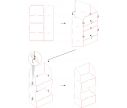 Regal aus Pappe - Regaldisplays 7- 60 x 40 x 150 cm ❖ Window2Print
