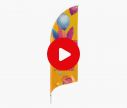 Alu Beachflag Bend S