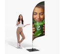 Alu Beachflag Bend S - window2Print