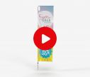Alu Beachflag Quadratic L