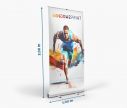 Aufsteller Roll up 100 x 200 cm - Fan Zone | Window2Print