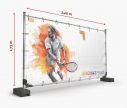 Bauzaunbanner Mesh 340 x 173 cm - Fan Zone | Window2Print