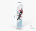 Beachflag gerade - Classic Beachflag Straight L - Fan Zone | Window2Print