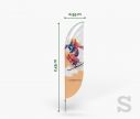 Beachflag S - Bend - Fan Zone | Window2Print