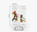 Alu beidseitig bedruckt Beachflag Quadratic S - 304 cm | W2P