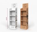 Bodendisplay Karton 41,2x26x131 - Regaldisplays | Window2Print