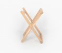 Holz Klapphocker bedrucken - massives Kiefernholz| W2P