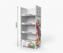CHAMALEON 60 x 40 x 140 cm - Warendisplay POS | Window2Print
