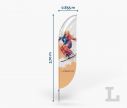 Stadionfahne Classic Bend L - Fan Zone | Window2Print