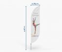 Classic Beachflag Bend L - Window2Print