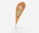 Classic Beachflag Drop S - Window2Print - Pet Shop