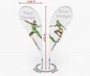 Classic beidseitig bedruckt Beachflag Drop M - Window2Print