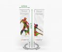Alu beidseitig bedruckt Beachflag Quadratic 304 cm | W2P