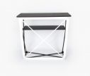 Promotiontheke mit Regal - Aluminiumrohre | Window2Print