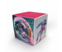 Würfelförmiger Sitzpouf mit hochwertigem Sublimationsdruck - W2P