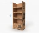 Regaldisplay Draco schwarzer Aufdruck I Window2Print