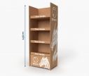 Regaldisplay Draco weißer Aufdruck I Window2Print
