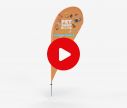 Classic Beachflag Drop M