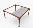 Faltmarkise Classic - 400 x 400 cm - wasserabweisend - Weiß - W2P