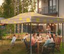 Faltpavillon groß 3 x 4,5 m mit Dach - Werben Sie für Ihr Unternehmen - Window2Print