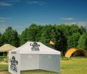 Faltpavillon groß 3 x 4,5 m mit Dach und Wänden - Werben Sie für Ihr Unternehmen - Window2Print