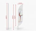 Classic Beachflag Bend M - Eigener Aufdruck | Window2Print