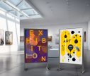 Bedruckte Werbetafel 10 mm - Kunstgalerie - W2P
