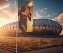 Hissfahne 150 x 300 mit Hohlsaum und Karabinerhaken - Fan Zone | W2P