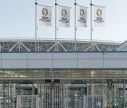 Hissfahne 80 x 120 mit Hohlsaum und Karabinerhaken - Fan Zone | W2P