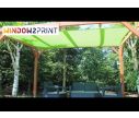 Rechteckiges Sonnensegel wasserabweisend 300 x 250 cm – Weiß