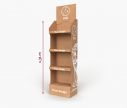 LEO Regaldisplay 41,5 x 28,5 x 131 cm mit weißem Aufdruck | W2P
