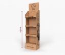 LEO Regaldisplay 41,5 x 28,5 x 131 cm mit schwarzem Aufdruck | W2P