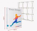 Mobile Messefaltwand HOP-UP M / 3x3 - Window2Print