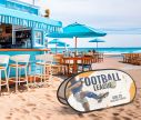 Pop-Up ovale Beachbanner 200 x 100 cm - Fan Zone | WIndow2Print
