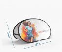 Pop up Werbebanner 200 x 100 cm - Fan Zone | Window2Print