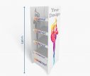 Regaldisplay 2 60 x 40 x 150 cm - Druckrei | W2P