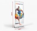 Rollup System - Classic 85 x 200 cm - Fan Zone | Window2Print