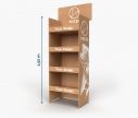 PISCES - Displays stands 60 x 42 x 150 cm mit weißem Aufdruck | W2P