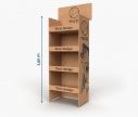 PISCES - Displays stands 60 x 42 x 150 cm mit schwarzem Aufdruck | W2P