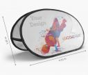 Pop-Up ovale Beachbanner 273 x 136 cm I Window2Print