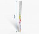 Vierkantaufsteller 26,6 x 13,4 x 190 cm ✦ Window2Print