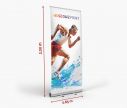Werbe Roll ups - Basic 85 x 200 cm - Fan Zone | Window2Print