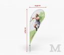 Werbefahnen Beachflags - Classic Beachflag Drop M - Fan Zone | Window2Print