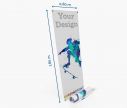 X-banner 80 x 180 cm - nur Druck