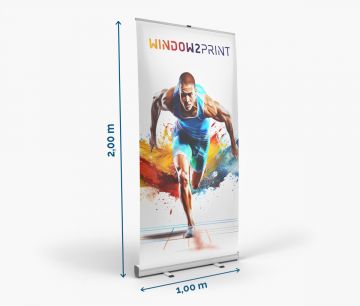 Aufsteller Roll up 100 x 200 cm - Fan Zone | Window2Print