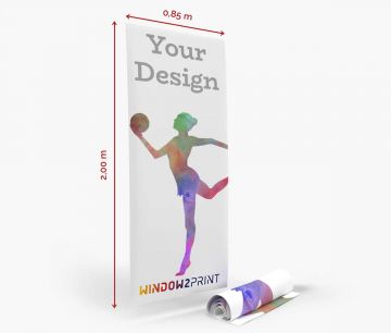 Basic Rollup 85 x 200 cm - nur Druck