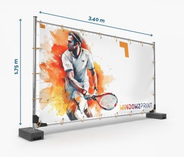 Bauzaunbanner mit Motiv 340 x 175 - Fan Zone | Window2Print