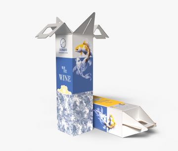 Carrier Wine Box - Innenraum für eine Flasche | Window2Print