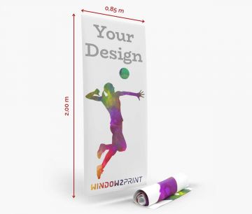 Classic Rollup 85 x 200 cm - nur Druck - Window2Print